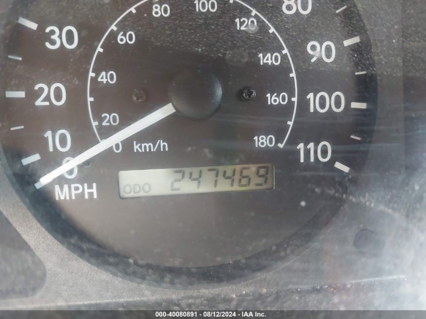 2001 Chevrolet Geo Prizm Lsi VIN: 1Y1SK52861Z407879 Lot: 40080891