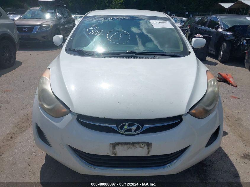 2012 Hyundai Elantra Gls VIN: 5NPDH4AEXCH068891 Lot: 40080897