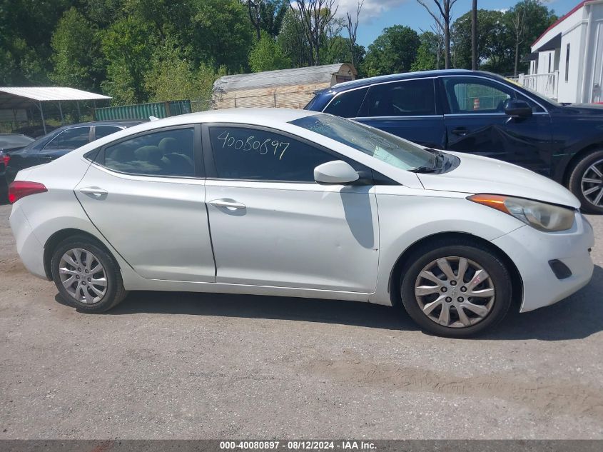 2012 Hyundai Elantra Gls VIN: 5NPDH4AEXCH068891 Lot: 40080897