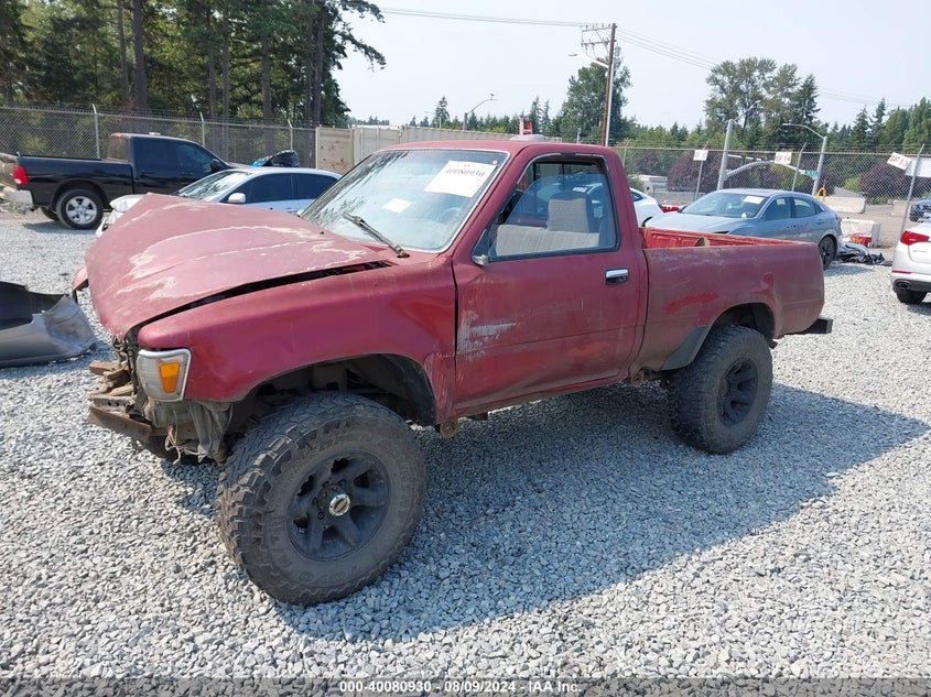 1994 Toyota Pickup 1/2 Ton Shrt Wheelbase/Dx VIN: JT4RN01P4R7067239 Lot: 40080930