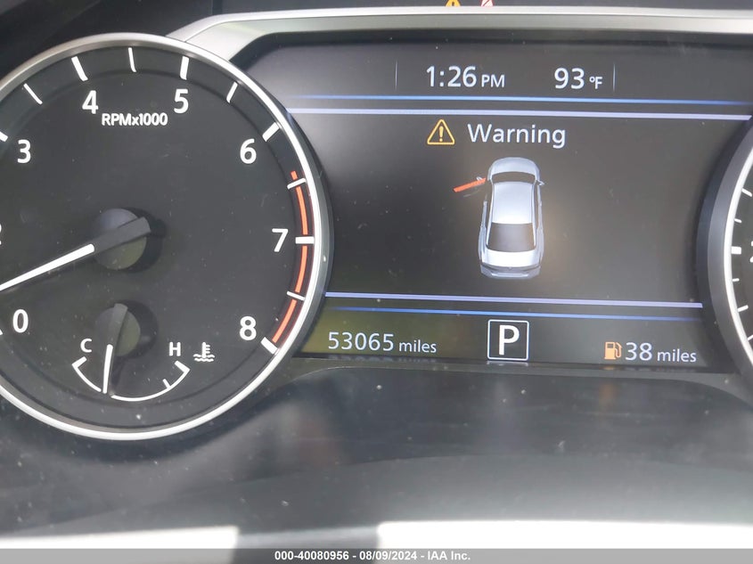 2022 Nissan Altima Sr Fwd VIN: 1N4BL4CV5NN315746 Lot: 40080956