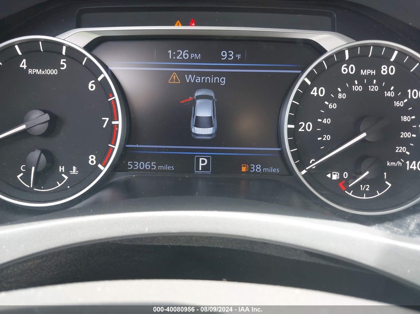 2022 Nissan Altima Sr Fwd VIN: 1N4BL4CV5NN315746 Lot: 40080956