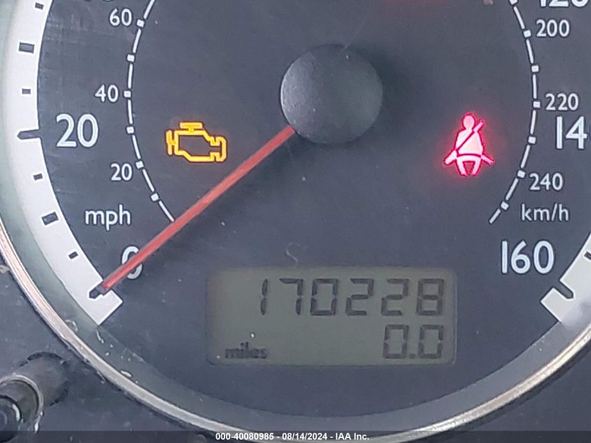 2004 Volkswagen Jetta Gls 2.0L VIN: 3VWSK69M34M026569 Lot: 40080985