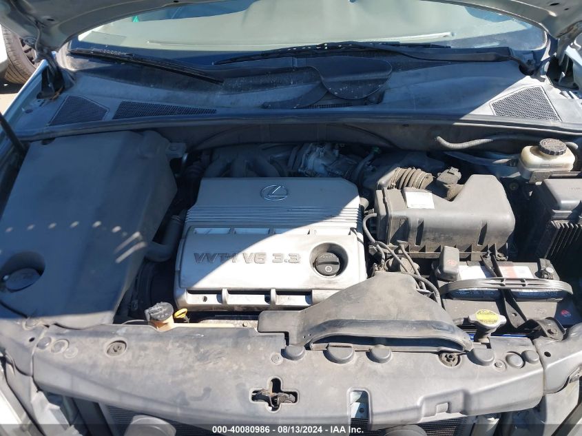 2004 Lexus Rx 330 VIN: JTJGA31U140038600 Lot: 40080986