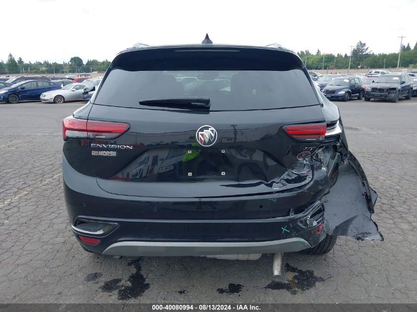 2021 Buick Envision Fwd Preferred VIN: LRBAZLR47MD112633 Lot: 40080994