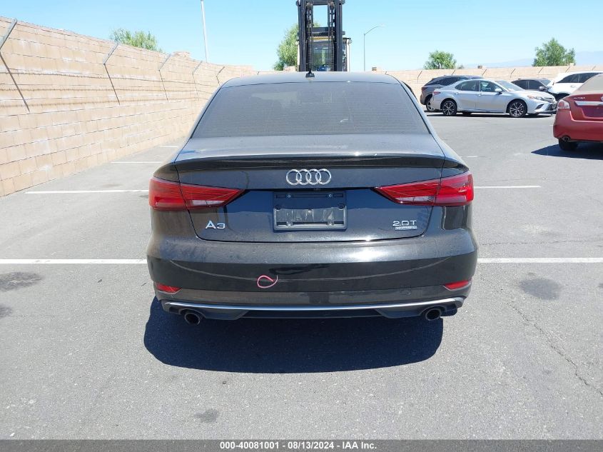 2018 Audi A3 2.0T Premium/2.0T Tech Premium VIN: WAUB8GFF1J1044149 Lot: 40081001