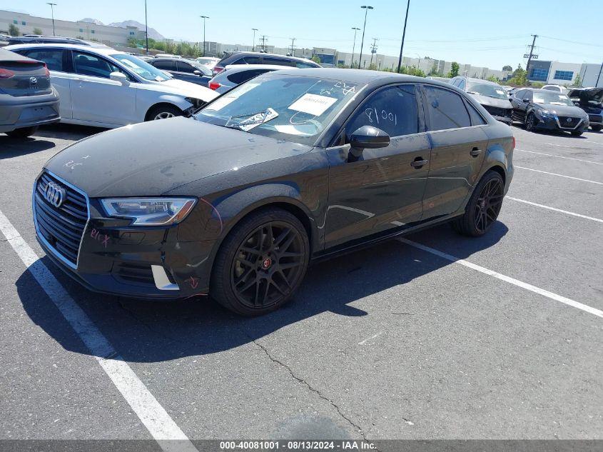 2018 Audi A3 2.0T Premium/2.0T Tech Premium VIN: WAUB8GFF1J1044149 Lot: 40081001