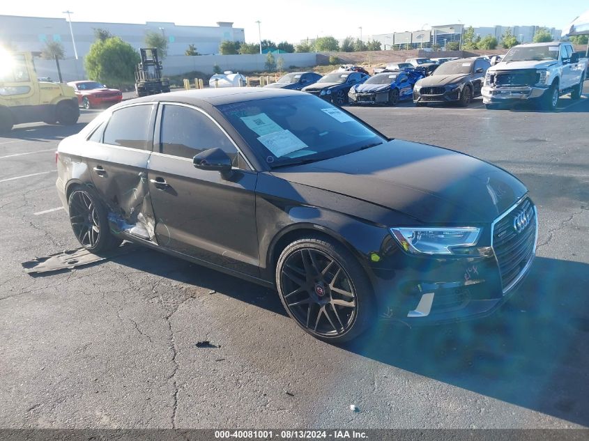 2018 Audi A3 2.0T Premium/2.0T Tech Premium VIN: WAUB8GFF1J1044149 Lot: 40081001