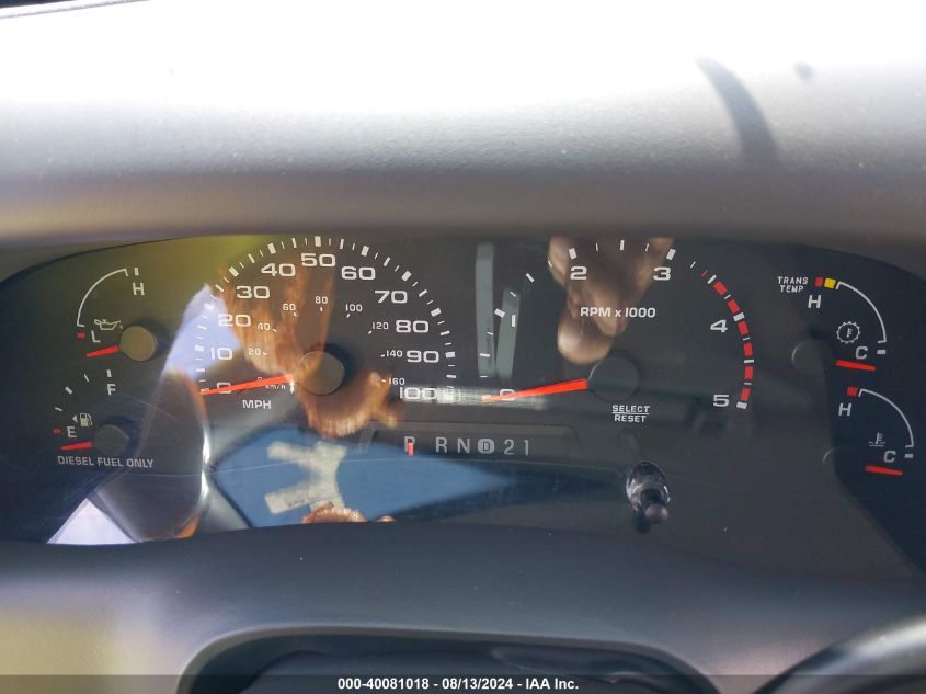 2003 Ford F-350 Lariat/Xl/Xlt VIN: 1FTSW31F03EA96649 Lot: 40081018