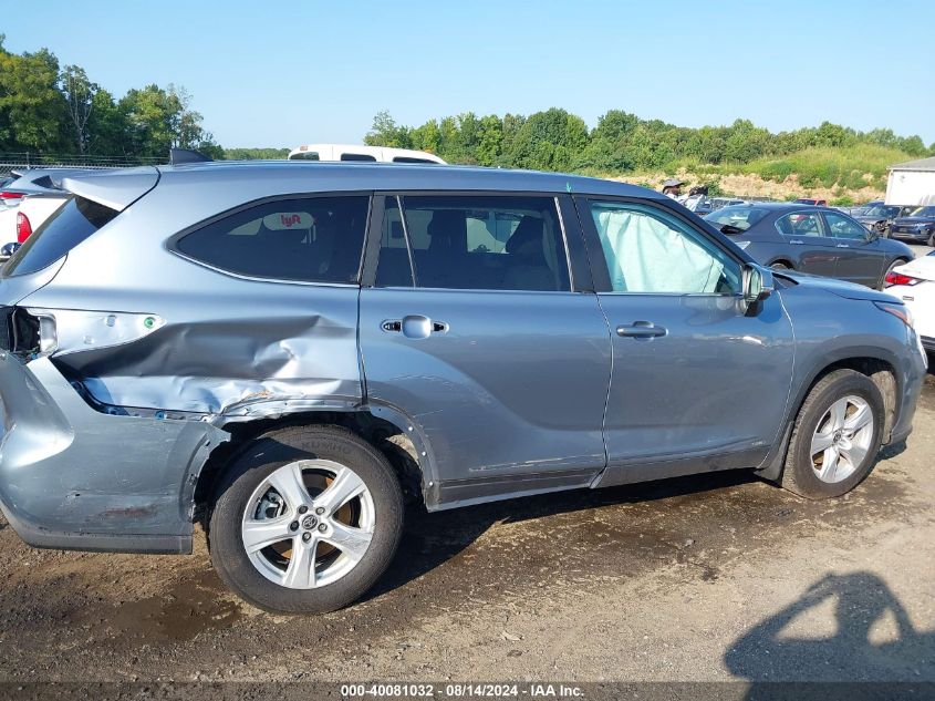 2023 Toyota Highlander Hybrid Le VIN: 5TDBBRCH8PS577150 Lot: 40081032