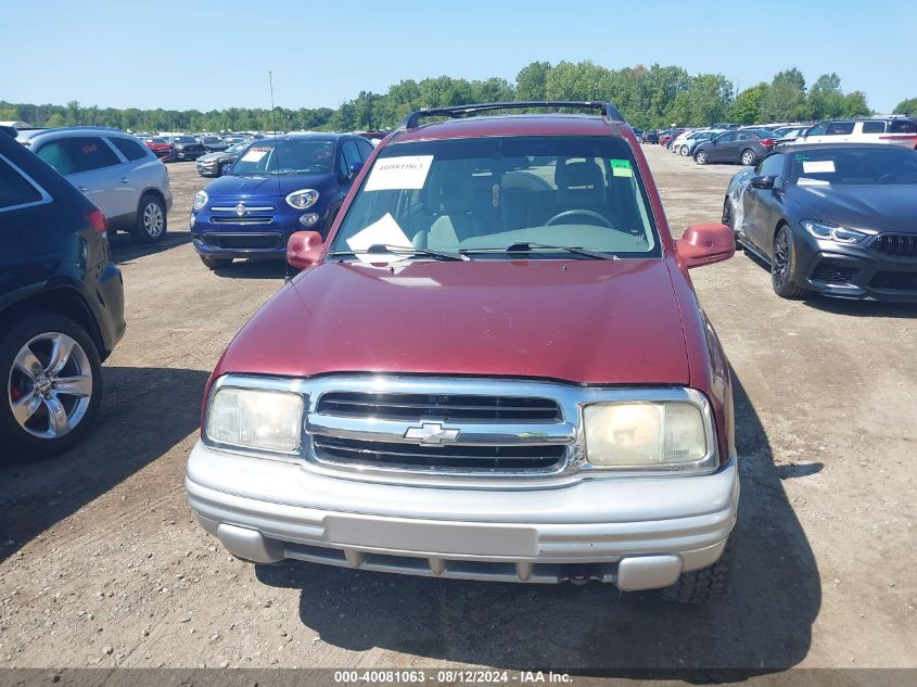 2002 Chevrolet Tracker Hard Top Lt VIN: 2CNBJ634026901933 Lot: 40081063