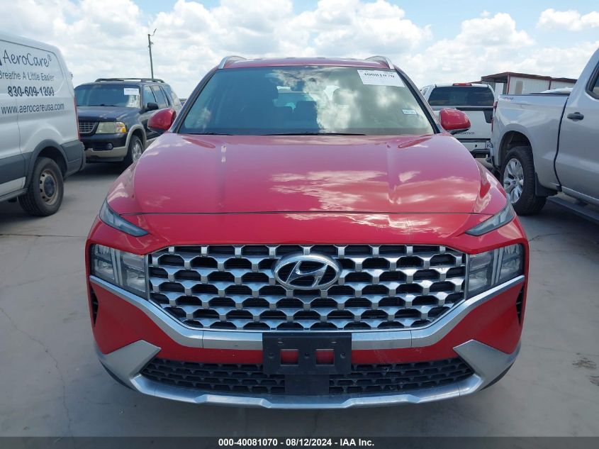 2022 Hyundai Santa Fe Sel VIN: 5NMS24AJ0NH397217 Lot: 40081070