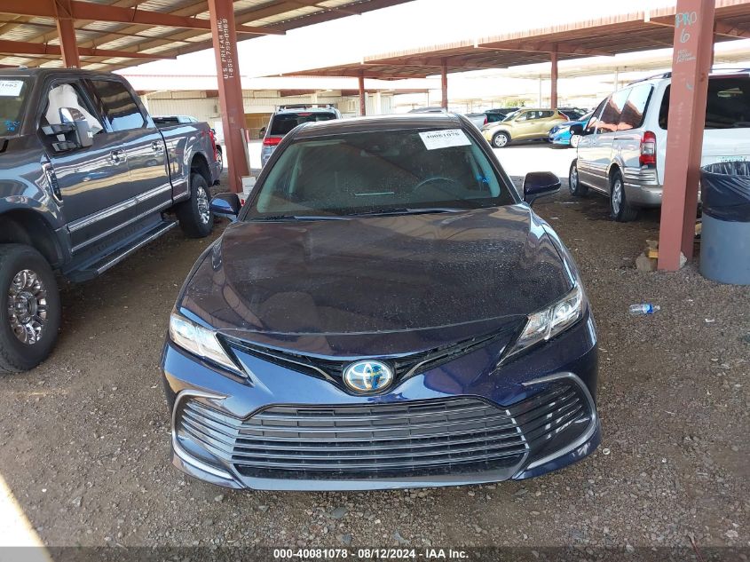 2021 Toyota Camry Le Hybrid VIN: 4T1C31AK5MU556342 Lot: 40081078