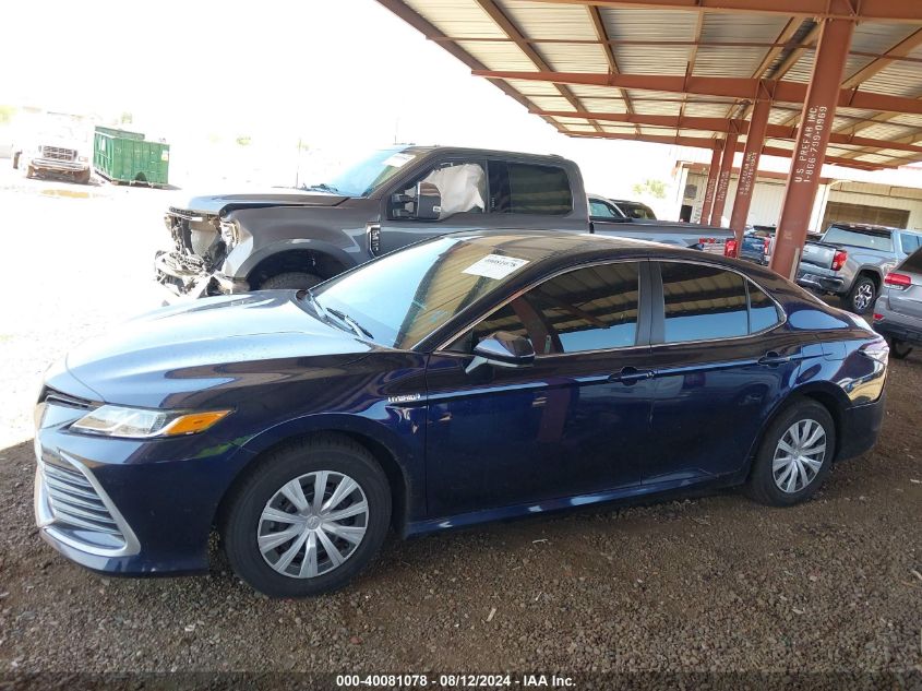 2021 Toyota Camry Le Hybrid VIN: 4T1C31AK5MU556342 Lot: 40081078