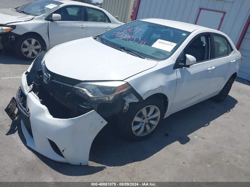 2014 Toyota Corolla Le VIN: 5YFBURHE6EP050707 Lot: 40081079