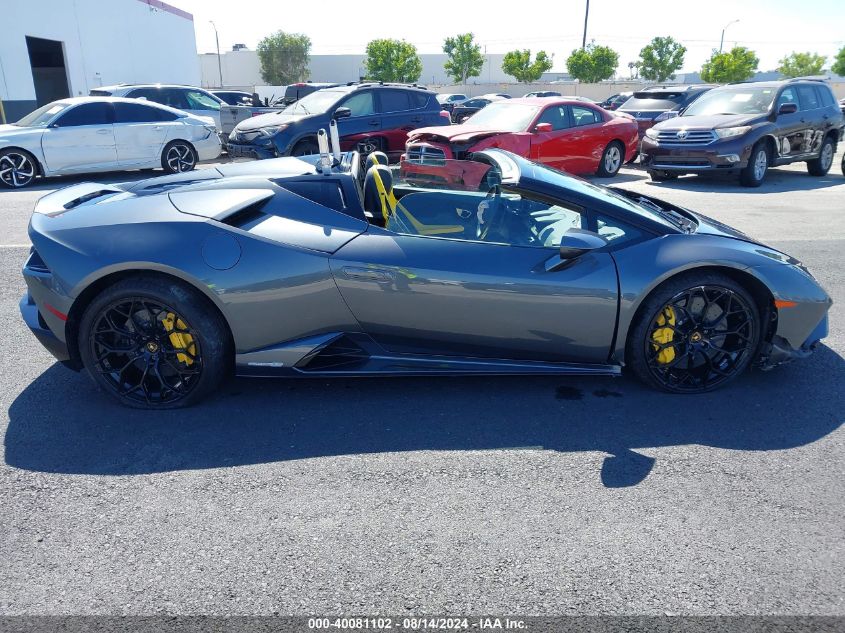 2023 Lamborghini Huracan Evo Spyder Rwd VIN: ZHWUT5ZF9PLA21588 Lot: 40081102