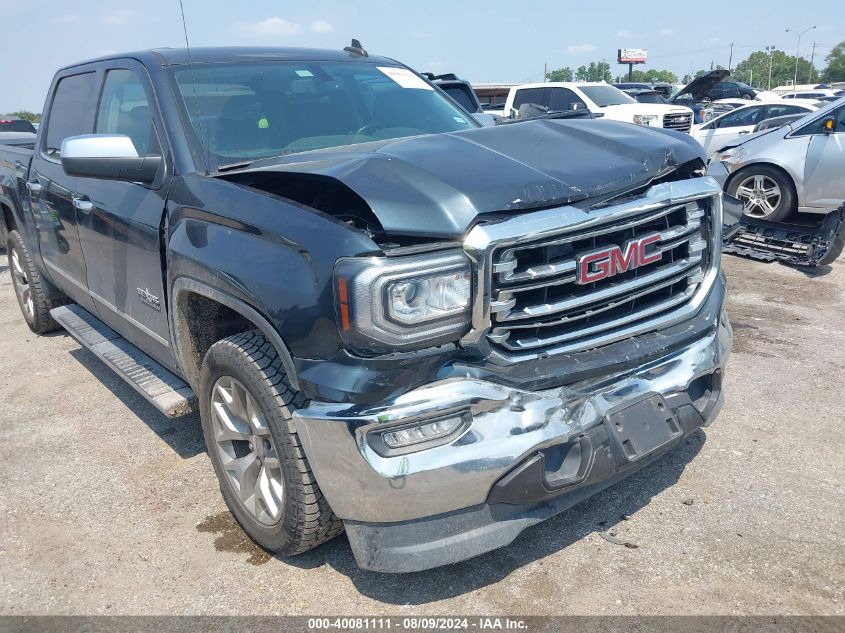 2018 GMC Sierra 1500 Slt VIN: 3GTP1NEC0JG436694 Lot: 40081111