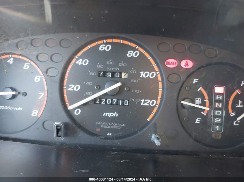 1999 Honda Cr-V Lx VIN: JHLRD284XXC002672 Lot: 40081124