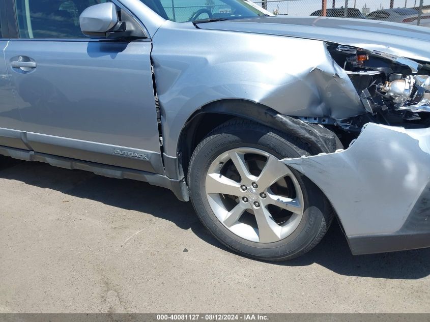 2013 Subaru Outback 2.5I Limited VIN: 4S4BRBKC6D3272439 Lot: 40081127