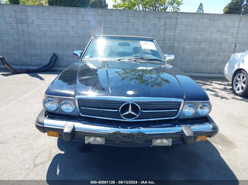 WDBBA48D2HA074660 1987 Mercedes-Benz 560 Sl