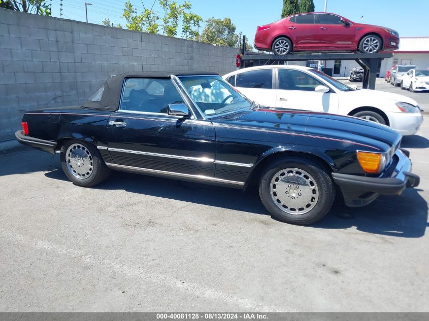 WDBBA48D2HA074660 1987 Mercedes-Benz 560 Sl