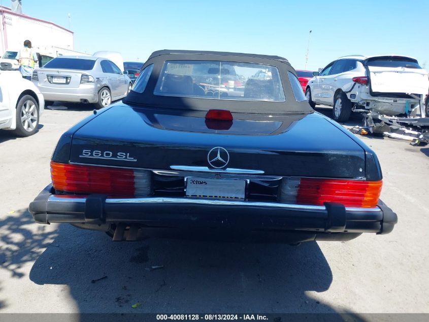 WDBBA48D2HA074660 1987 Mercedes-Benz 560 Sl