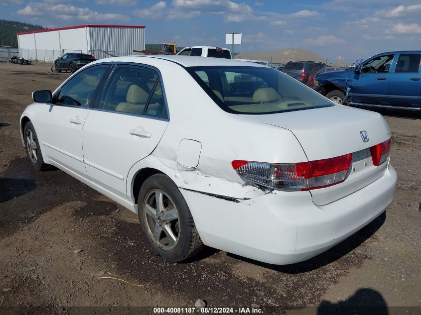 2003 Honda Accord 2.4 Ex VIN: JHMCM56603C017196 Lot: 40081187