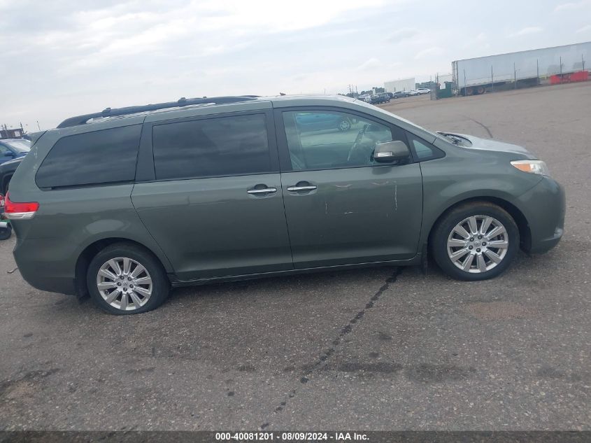 2013 Toyota Sienna Limited 7 Passenger VIN: 5TDDK3DC5DS053488 Lot: 40081201