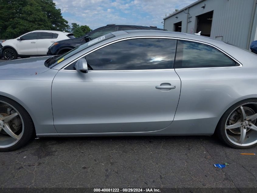 2013 Audi A5 2.0T Premium VIN: WAULFAFR6DA080716 Lot: 40081222