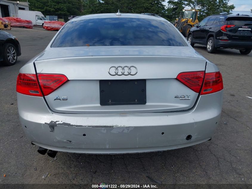 2013 Audi A5 2.0T Premium VIN: WAULFAFR6DA080716 Lot: 40081222