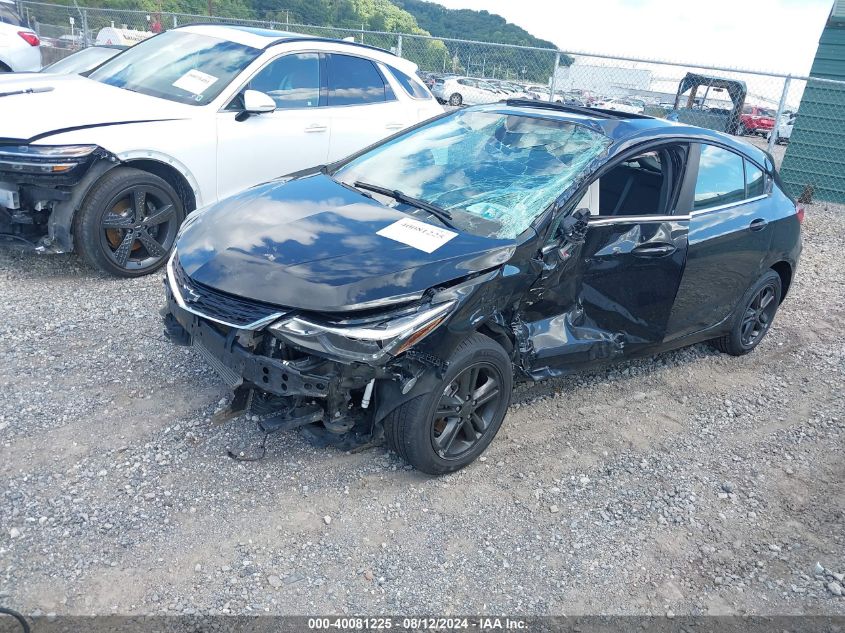 2017 Chevrolet Cruze Lt Auto VIN: 3G1BE6SM1HS601377 Lot: 40081225