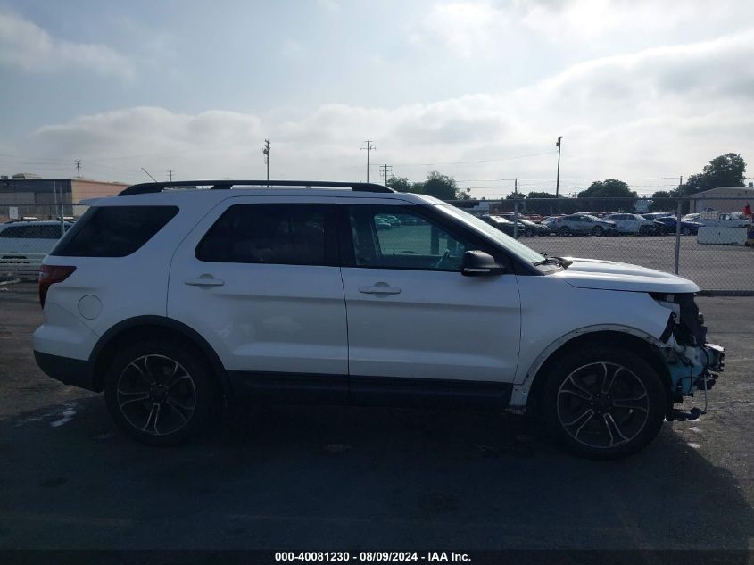 2015 Ford Explorer Sport VIN: 1FM5K8GT1FGB25308 Lot: 40081230