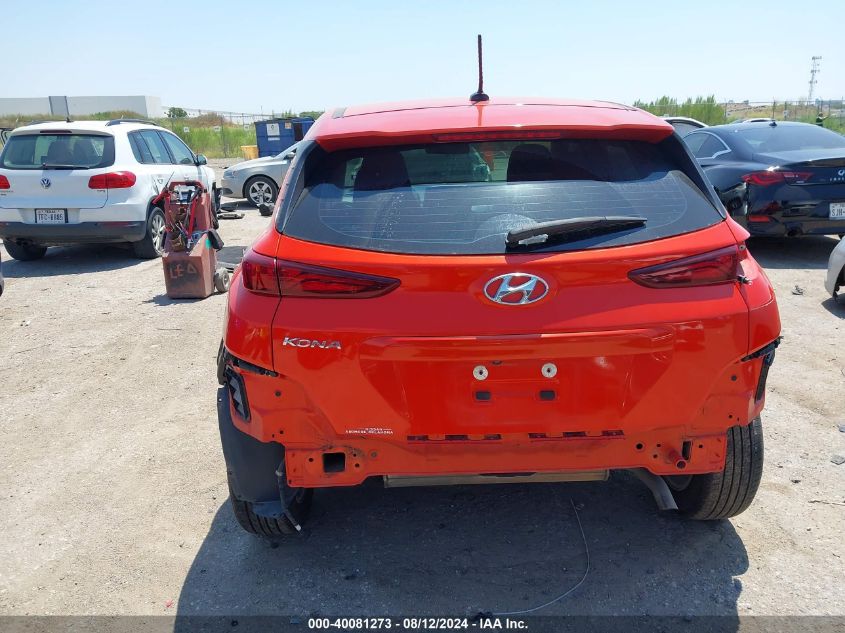 2020 Hyundai Kona Se VIN: KM8K12AA2LU578442 Lot: 40081273