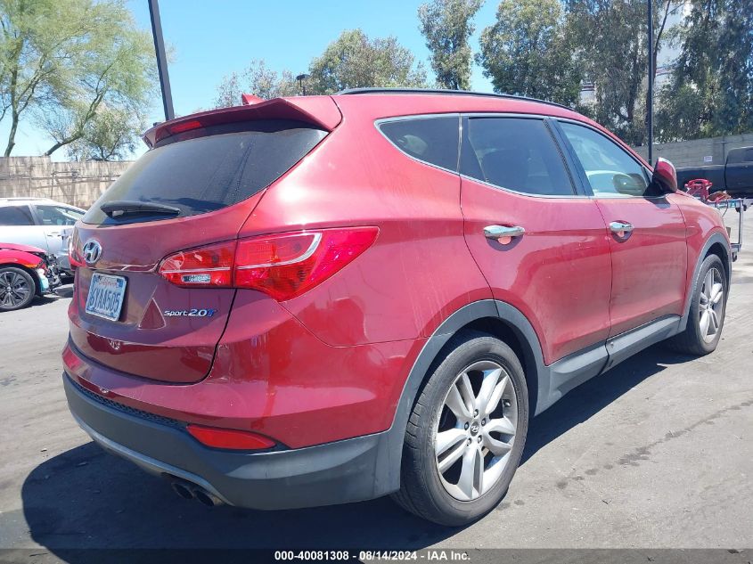 2013 Hyundai Santa Fe Sport VIN: 5XYZU3LA9DG002573 Lot: 40081308