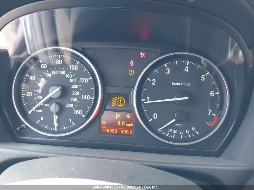 2009 BMW 328I VIN: WBAPH53509A435536 Lot: 40081330