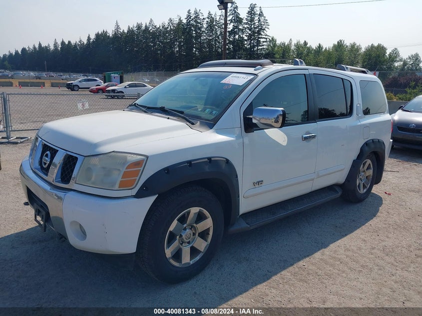 2007 Nissan Armada Le VIN: 5N1BA08CX7N705031 Lot: 40081343