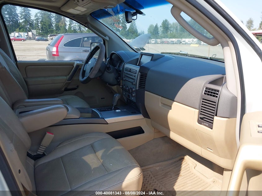 2007 Nissan Armada Le VIN: 5N1BA08CX7N705031 Lot: 40081343