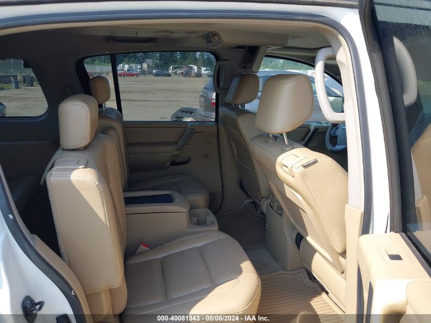 2007 Nissan Armada Le VIN: 5N1BA08CX7N705031 Lot: 40081343