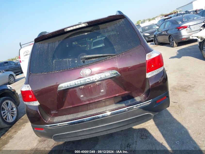 2012 Toyota Highlander Limited V6 VIN: 5TDYK3EH5CS053341 Lot: 40081349