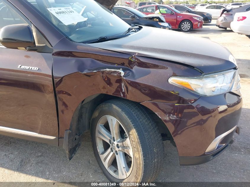 2012 Toyota Highlander Limited V6 VIN: 5TDYK3EH5CS053341 Lot: 40081349