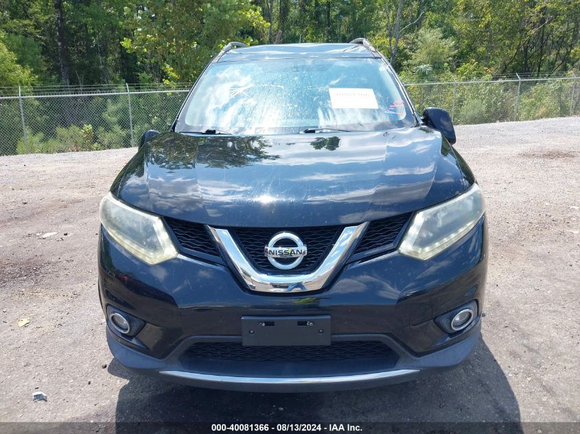 2015 Nissan Rogue Sl VIN: 5N1AT2MV3FC763727 Lot: 40081366