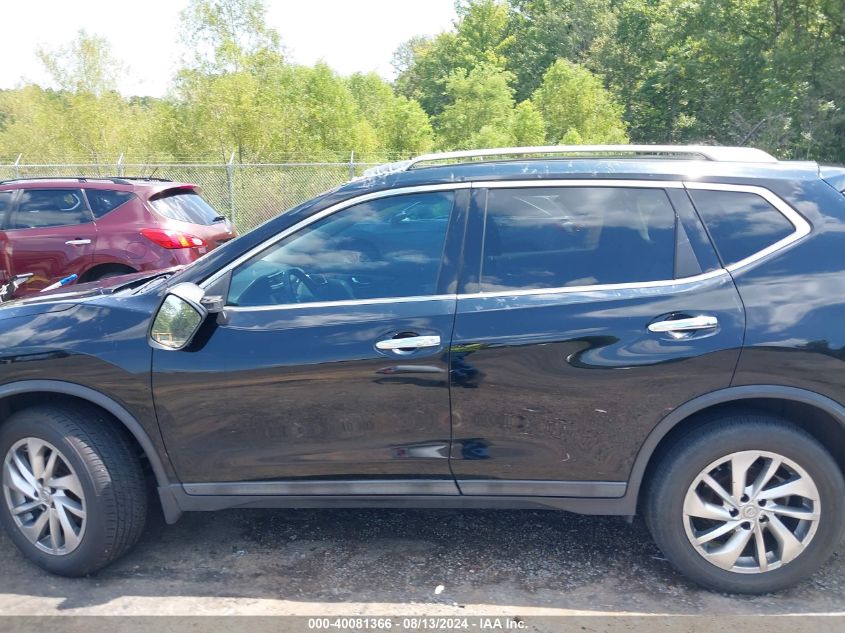 2015 Nissan Rogue Sl VIN: 5N1AT2MV3FC763727 Lot: 40081366