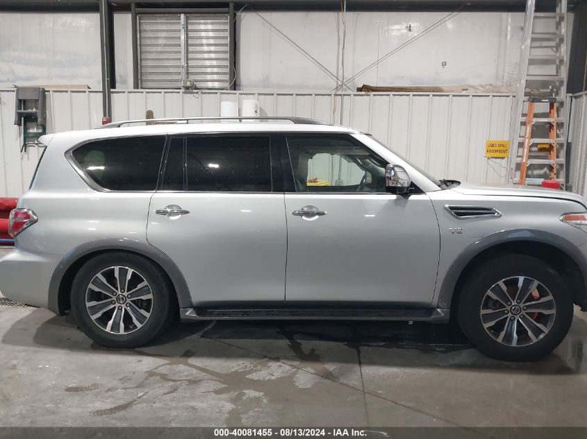 2018 Nissan Armada Sl VIN: JN8AY2ND6J9053856 Lot: 40081455