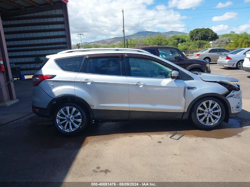 2017 Ford Escape Titanium VIN: 1FMCU0JD8HUA32665 Lot: 40081476