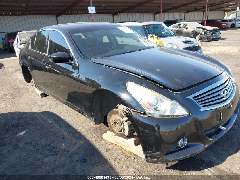 2011 Infiniti G25 Journey VIN: JN1DV6AP8BM600247 Lot: 40081495