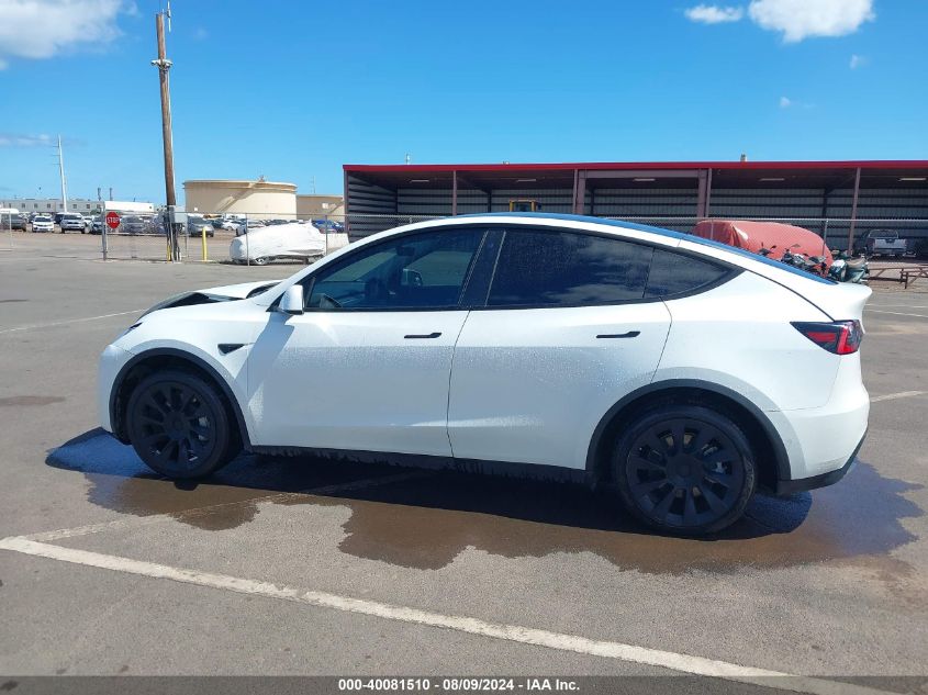 2021 Tesla Model Y Long Range Dual Motor All-Wheel Drive VIN: 5YJYGDEE2MF087059 Lot: 40081510