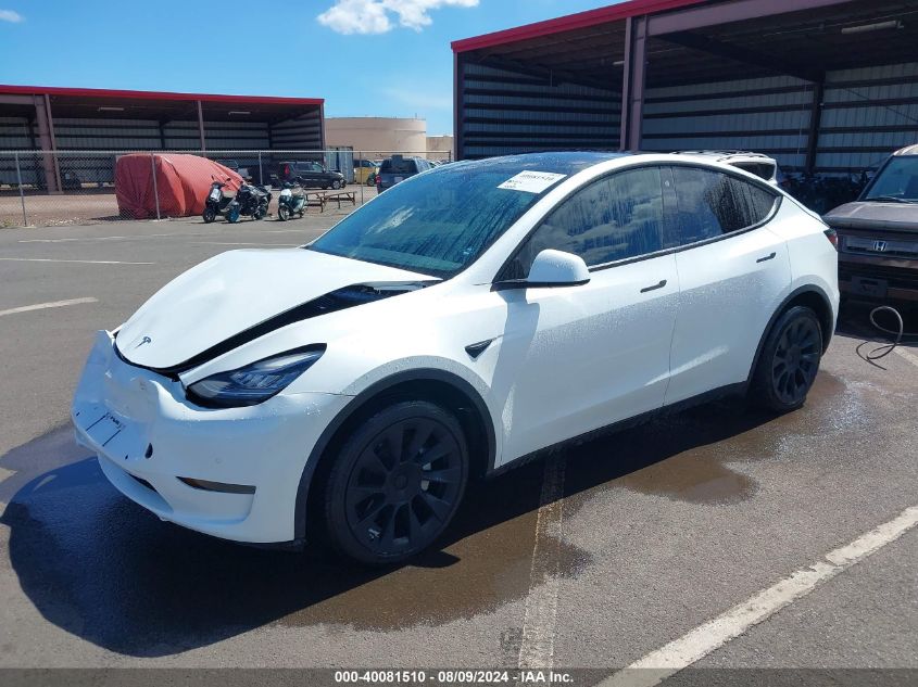 5YJYGDEE2MF087059 2021 TESLA MODEL Y - Image 2