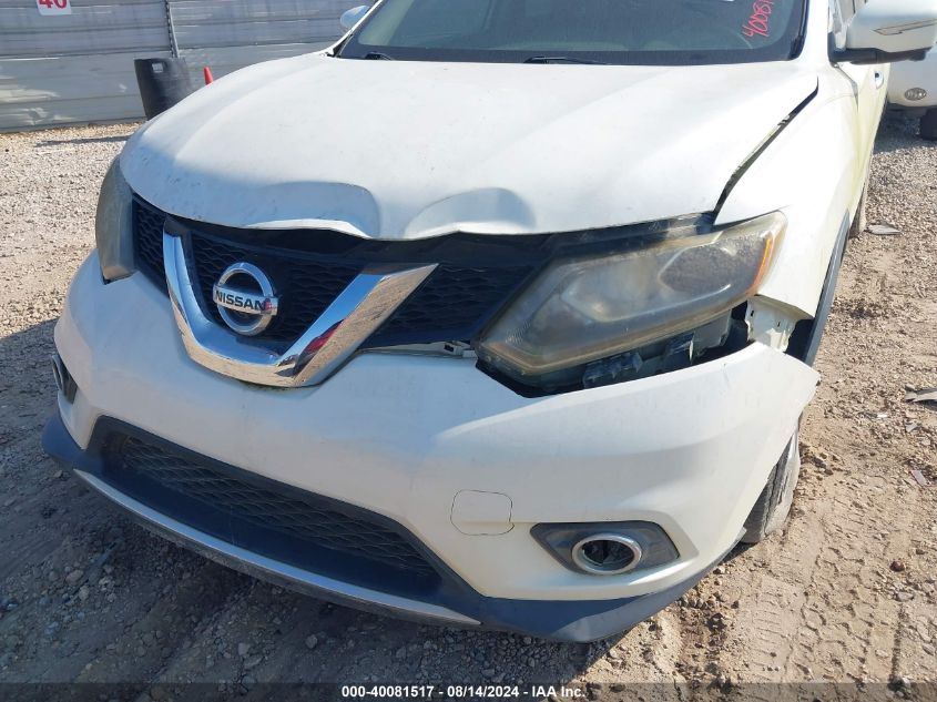 2015 Nissan Rogue Sl VIN: 5N1AT2MT4FC880280 Lot: 40081517