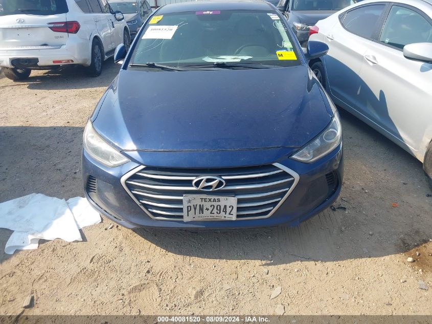 2018 Hyundai Elantra Sel VIN: 5NPD84LF2JH289338 Lot: 40081520