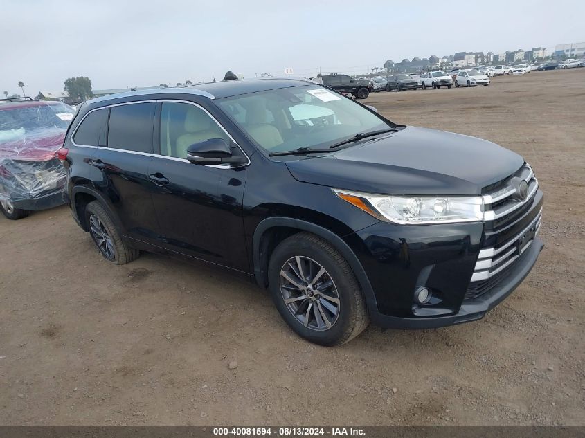 2017 TOYOTA HIGHLANDER XLE - 5TDKZRFH3HS518533